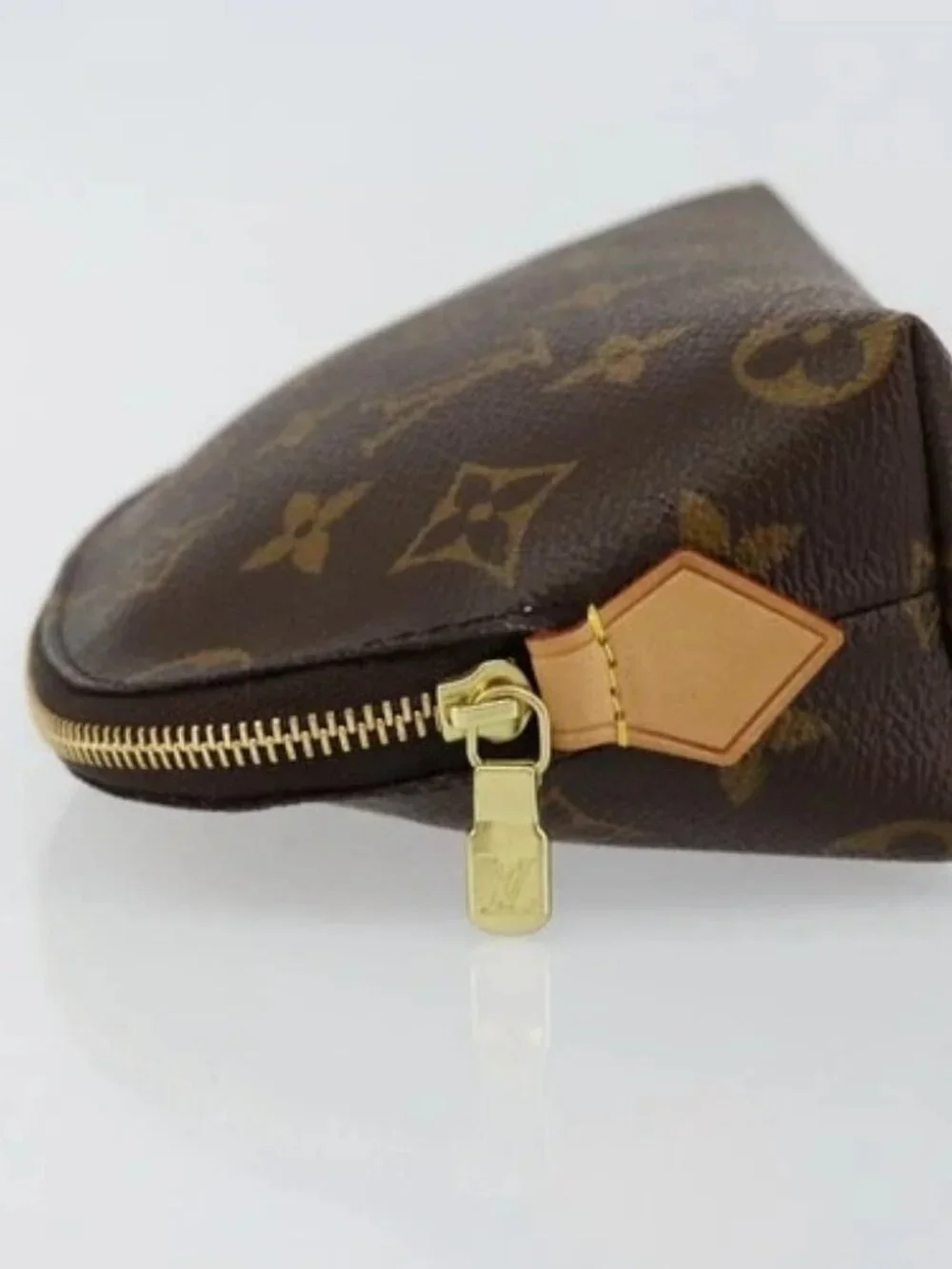LOUIS VUITTON Monogram Pochette Cosmetic PM Pouch M43998 LV Auth am9346